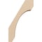 Ekena Millwork 3-inch W x 6-inch D x 10-inch H Legacy Rough Cedar Woodgrain TimberThane Knee Brace, Primed BRCUR03X06X10LECRCPR - alternate 2
